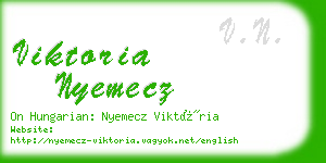 viktoria nyemecz business card